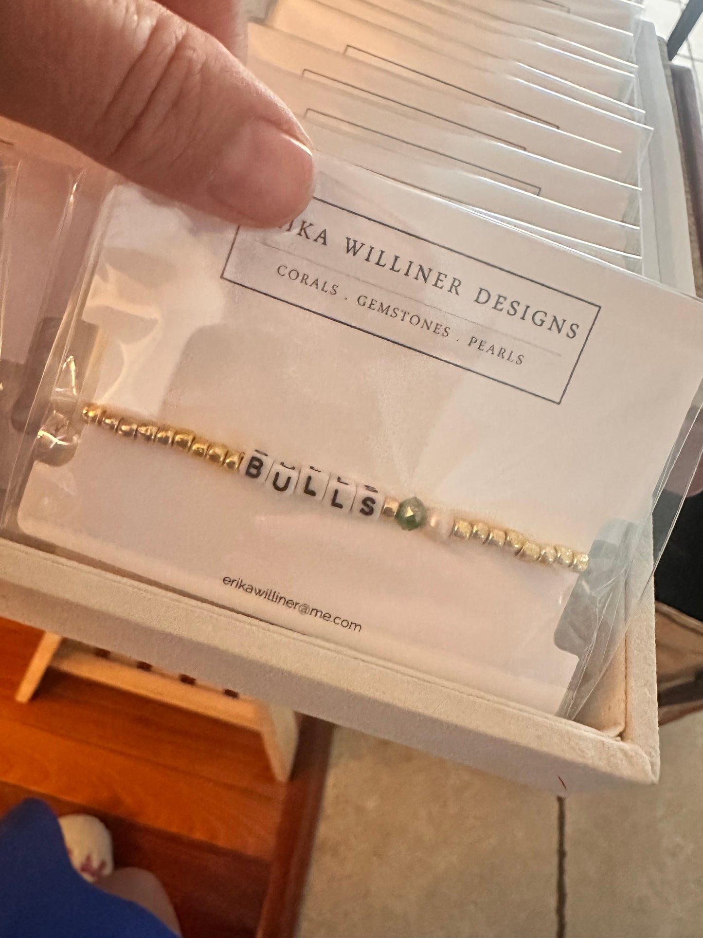 Words Stretchy Bracelets 430-01 | Erika Williner Designs