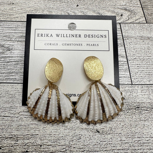 Scallop Shell Earrings | Erika Williner Designs