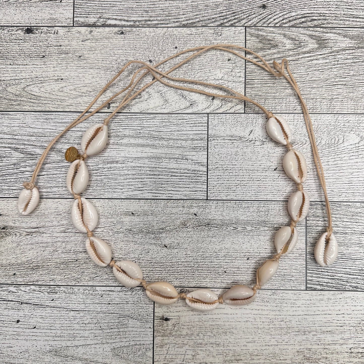 Cowry Shell chocker in cotton thread | Erika Williner Designs