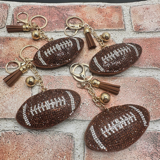 Bling up Football Bag Charm | Erika Williner Designs