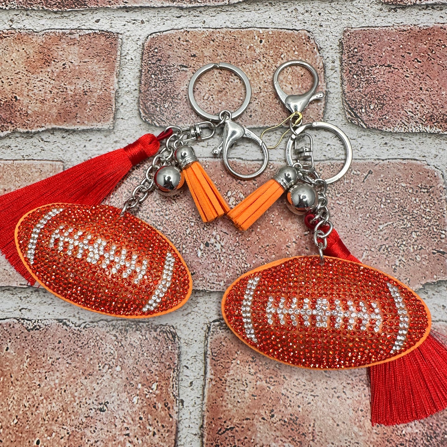 Bling up Football Bag Charm | Erika Williner Designs