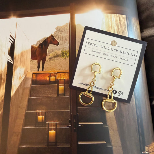 Horse Bit Earrings | Erika Williner Designs
