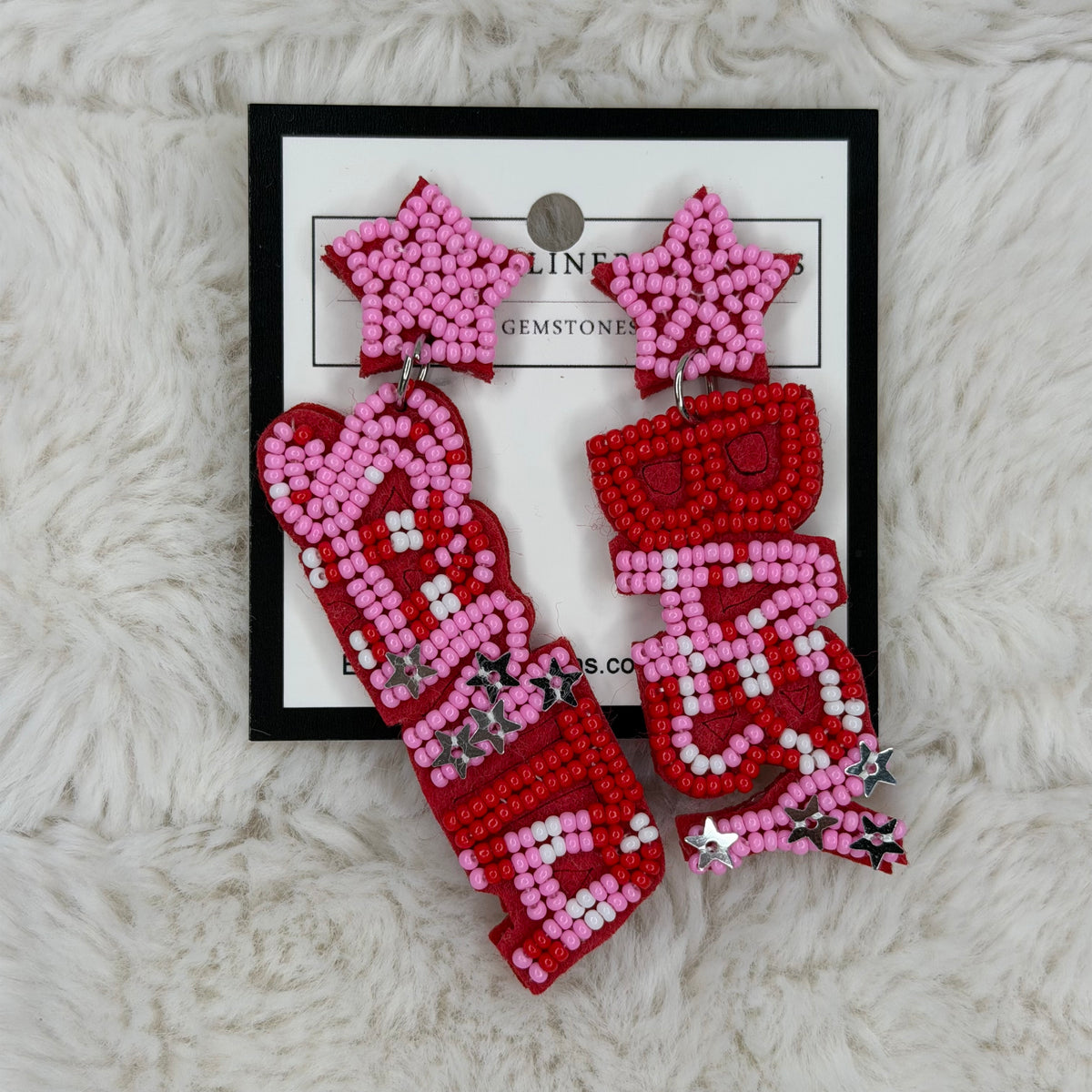 Santa Baby Beaded Earrings | Erika Williner Designs
