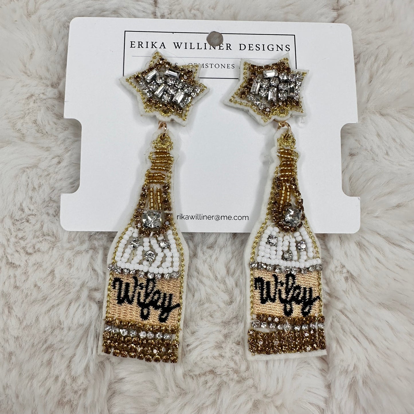 Wifey Beaded Earrings | Erika Williner Designs