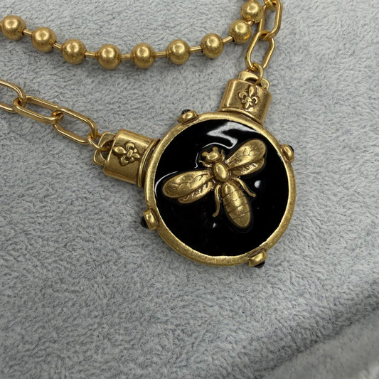 Layered Bee Necklace | Erika Williner Designs