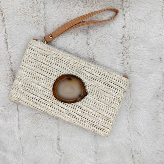 Wristlet with agate | Erika Williner Designs