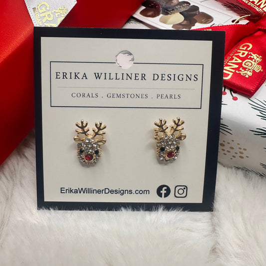 Rudolph earrings | Erika Williner Designs