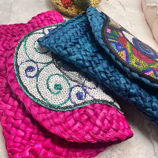 Hamsa Embellished Clutches | Erika Williner Designs