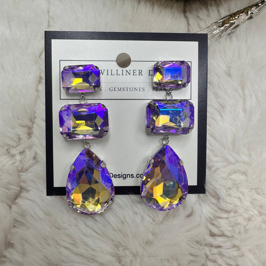 Blinged up Earrings | Erika Williner Designs