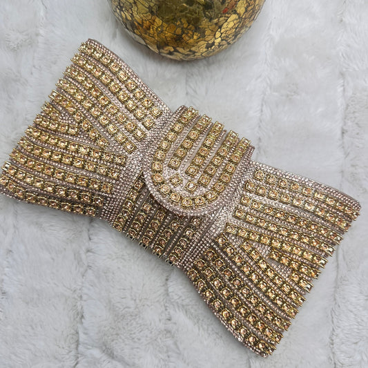 Bow Sparkly Clutch | Erika Williner Designs