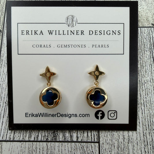 Star and clover earrings | Erika Williner Designs