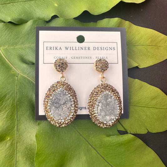 Druzy Earrings | Erika Williner Designs