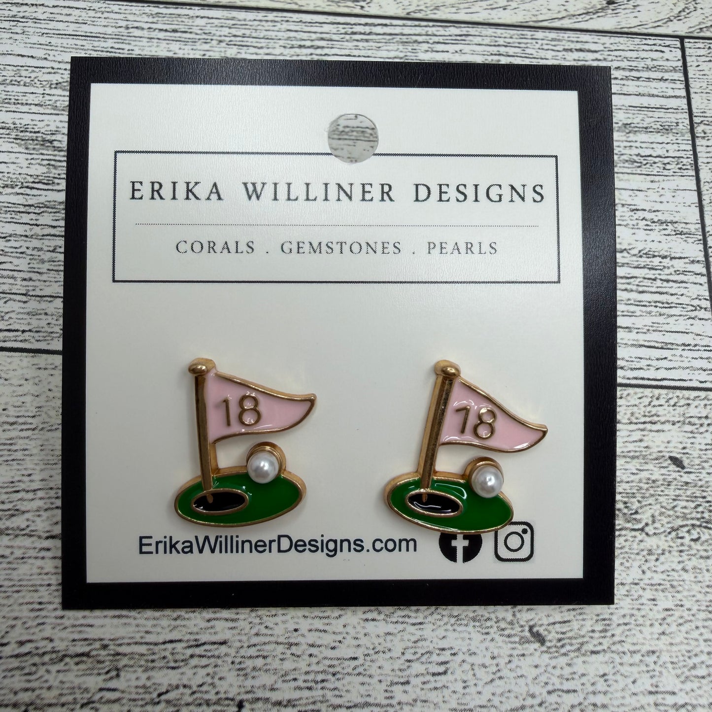 At The Tee Earrings | Erika Williner Designs