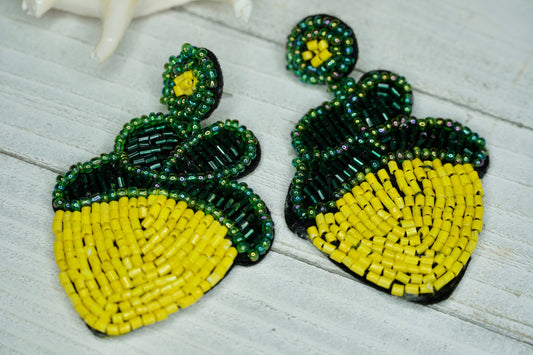 Erika Williner Designs - Amalfi Lemon Earrings