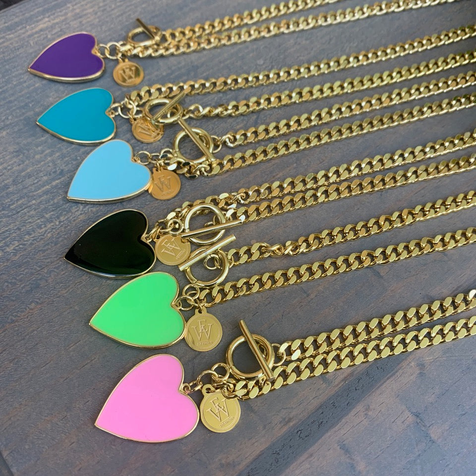 other necklaces with hearts