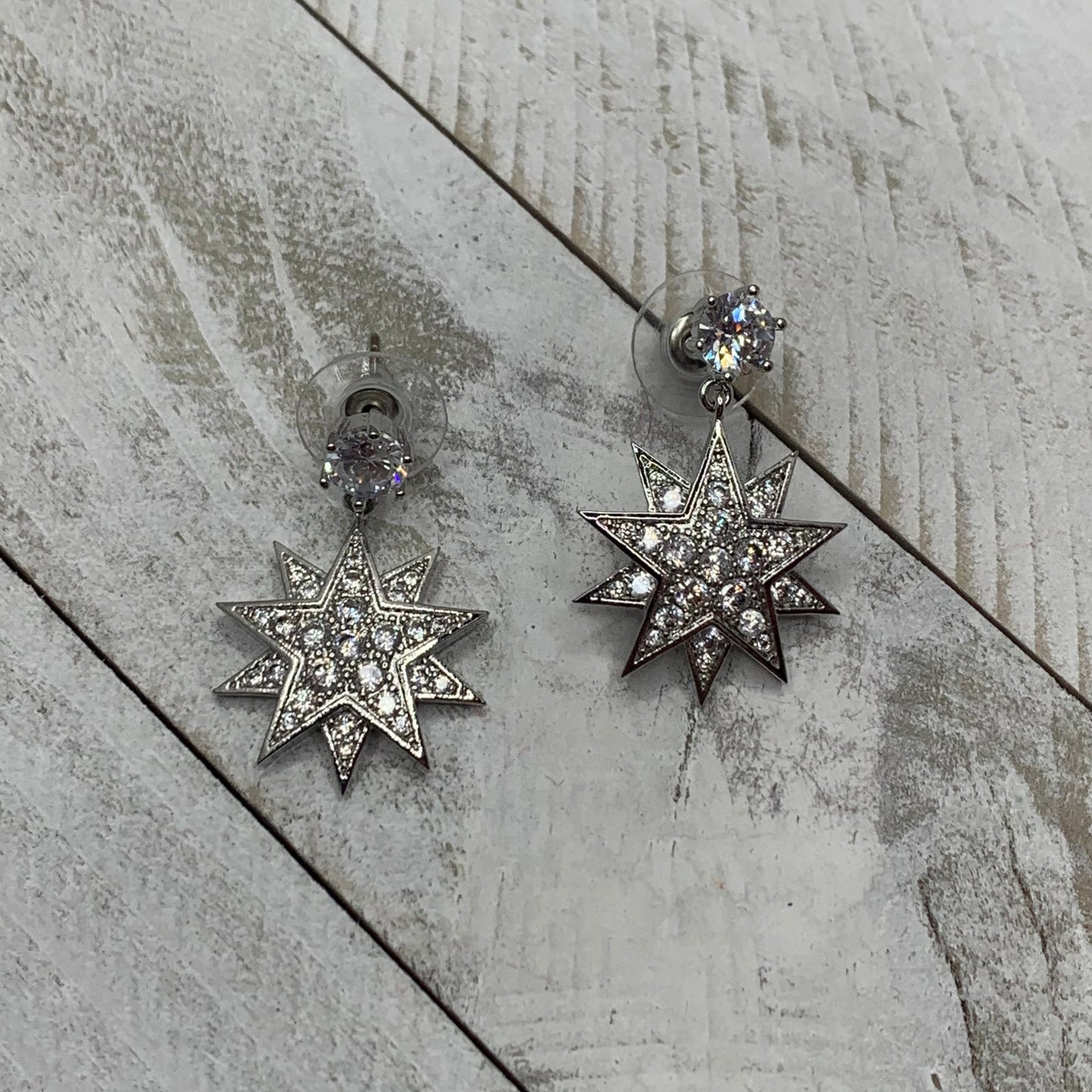 CZ Embellishment Earrings
