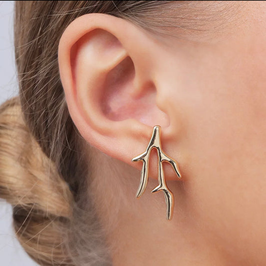 Coral Branch Earring