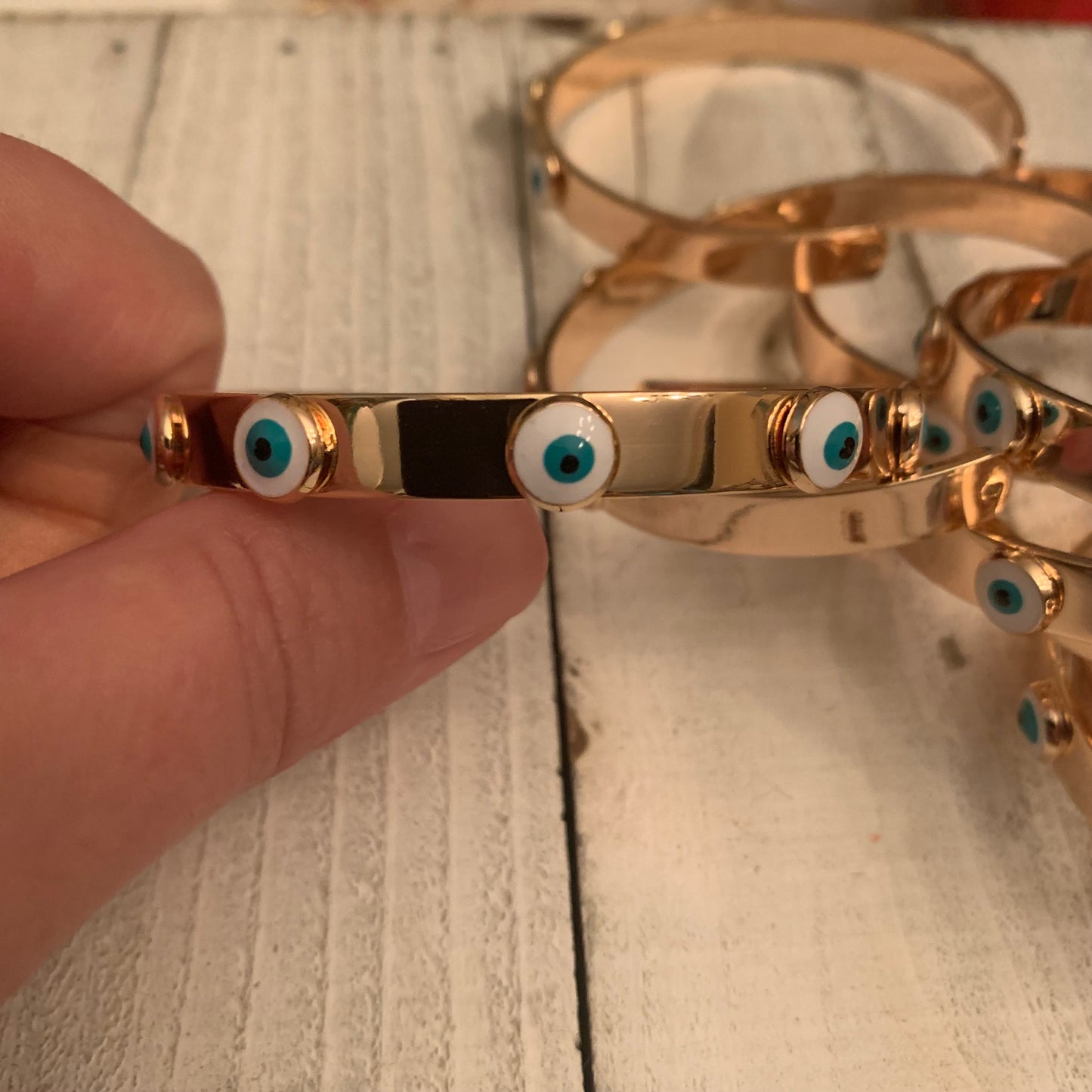 Gold Plated Open Cuff Bracelet