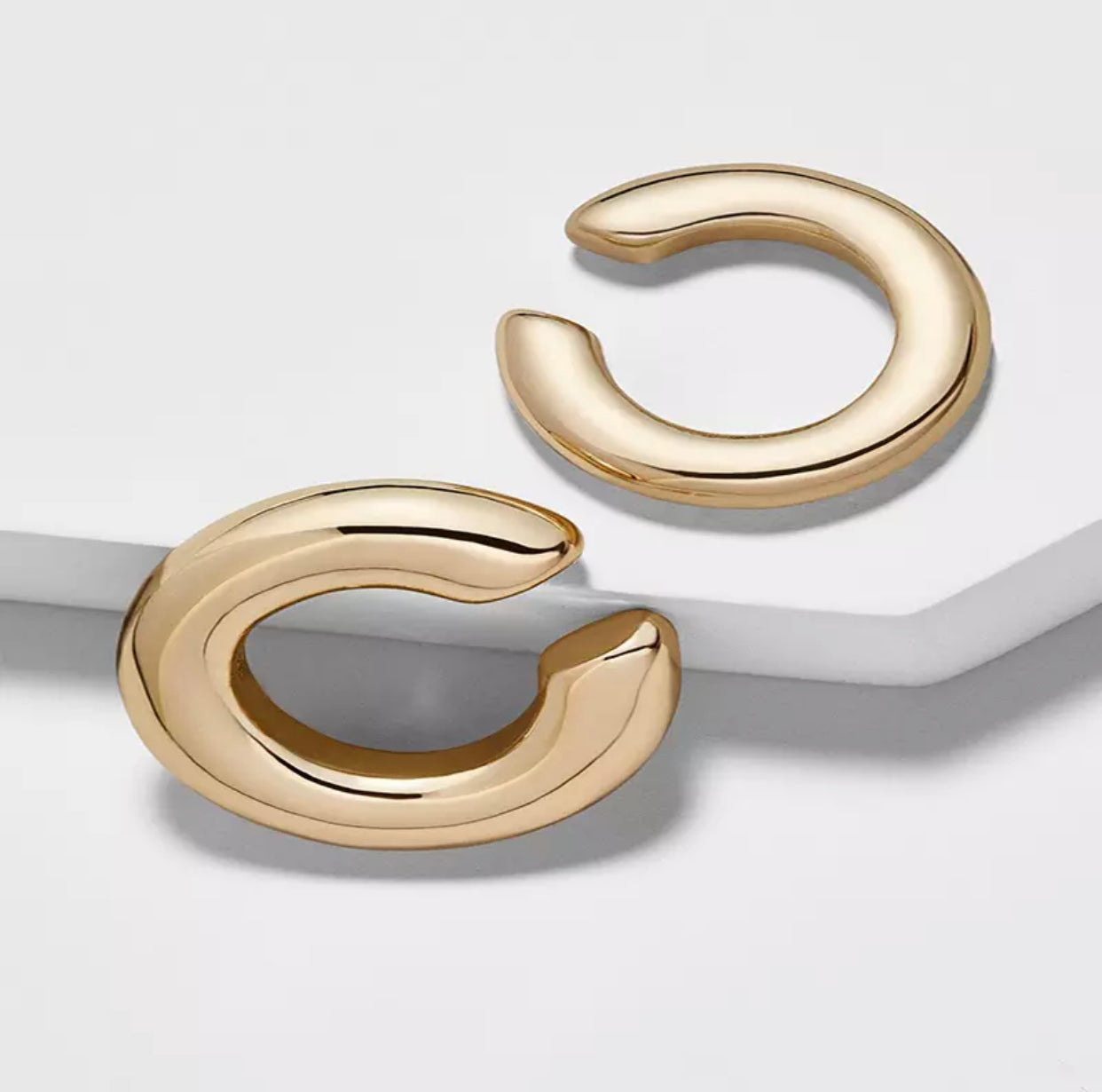 Thin Gold Plated Ear Cuffs