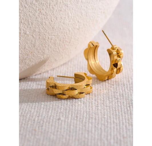 Gold Plated over Stainless Steel