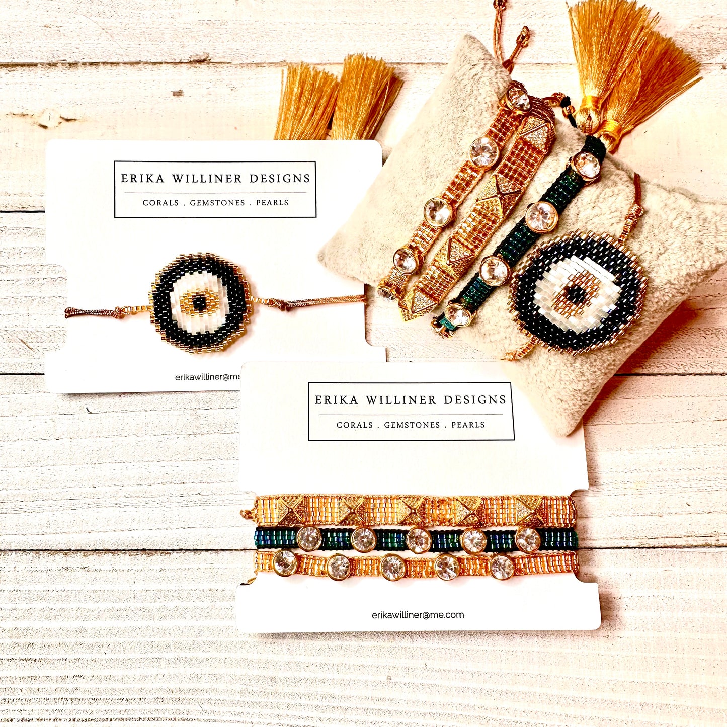 Round Evil Eye Stack of 4