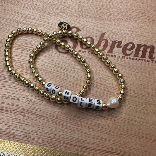 Stretchy Bracelets go noles