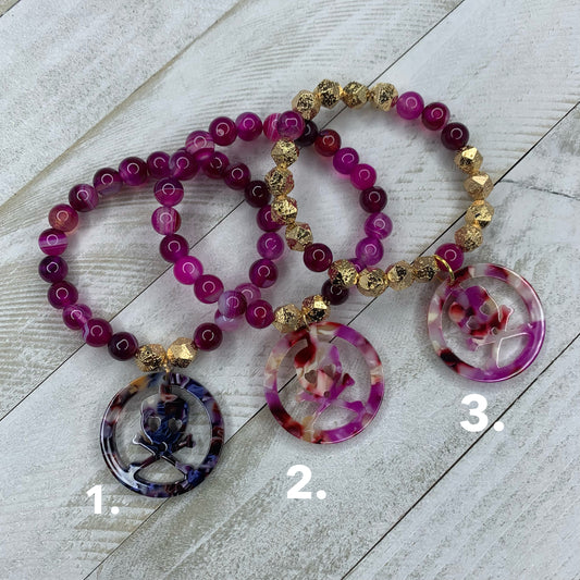 Skull Charm Bracelet