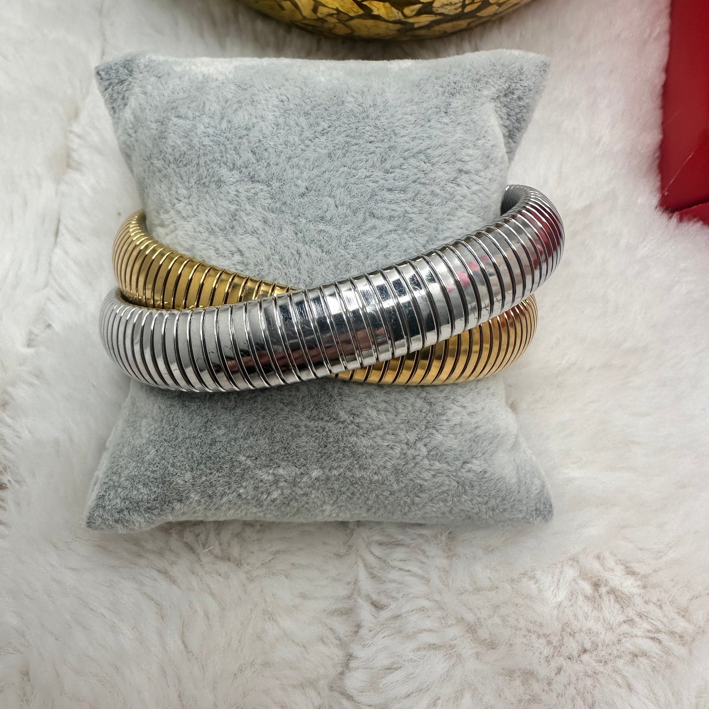 Infinity Double Layer Stretch Bracelet 1/2inc | Erika Williner Designs