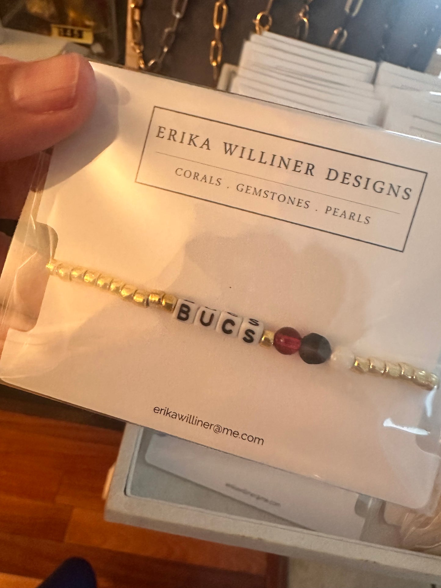 Words Stretchy Bracelets 430-01 | Erika Williner Designs