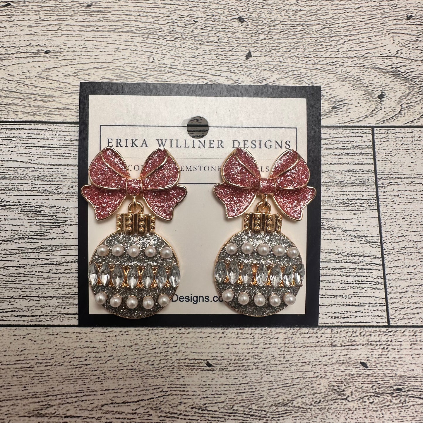 Sparkly Collection Holiday earrings | Erika Williner Designs