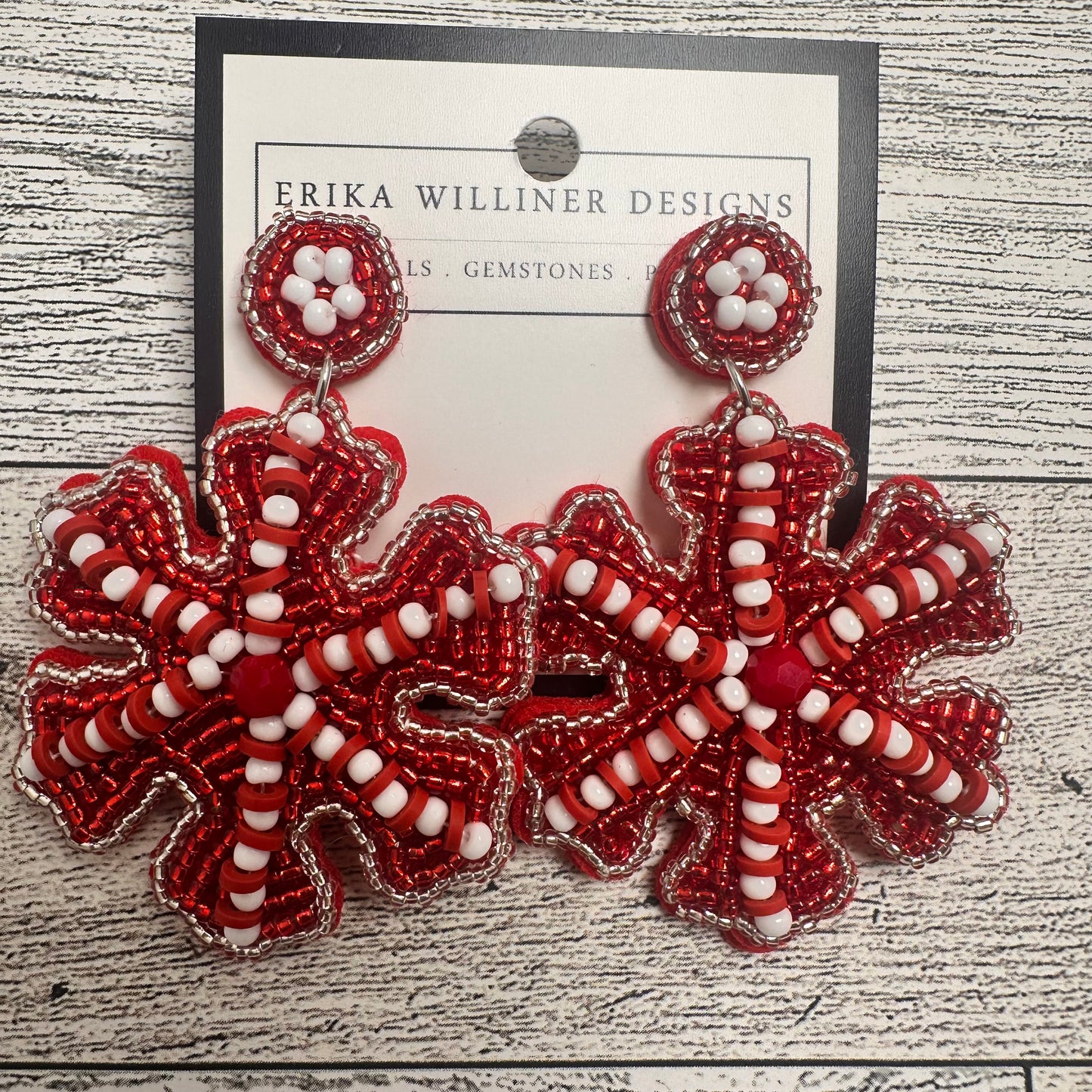 Holiday Collection Beaded Earrings | Erika Williner Designs
