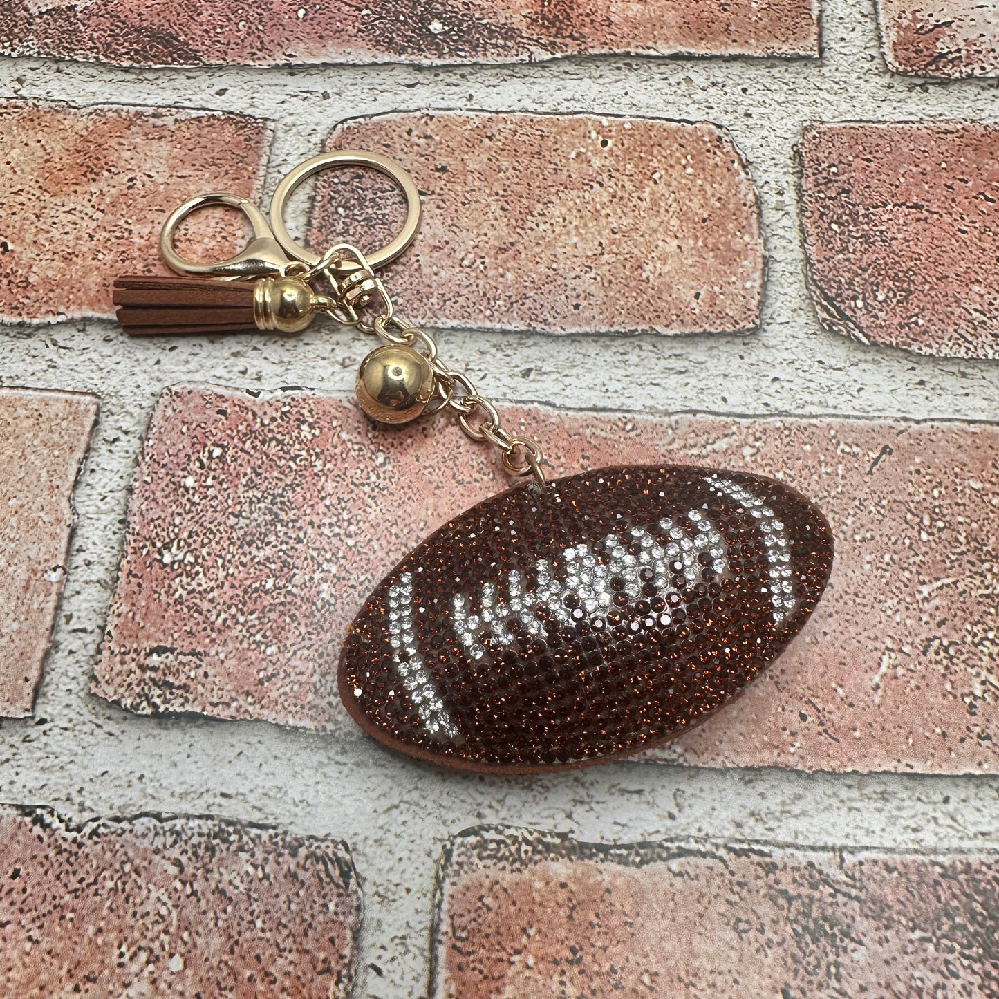 Bling up Football Bag Charm | Erika Williner Designs