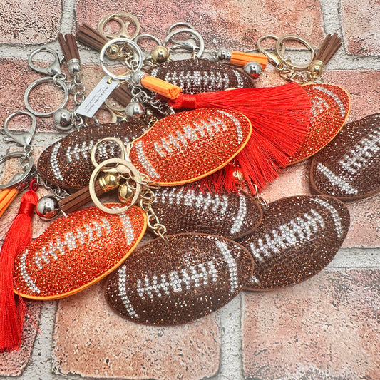 Bling up Football Bag Charm | Erika Williner Designs