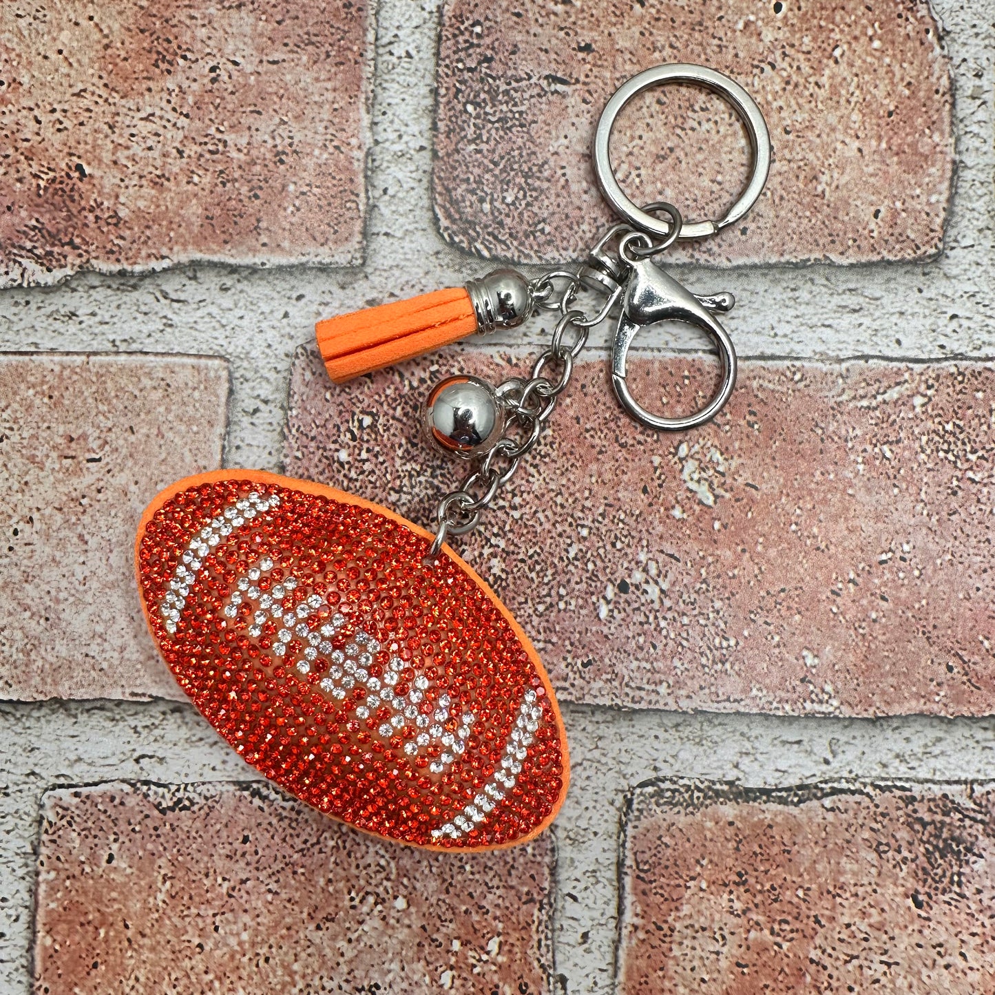 Bling up Football Bag Charm | Erika Williner Designs