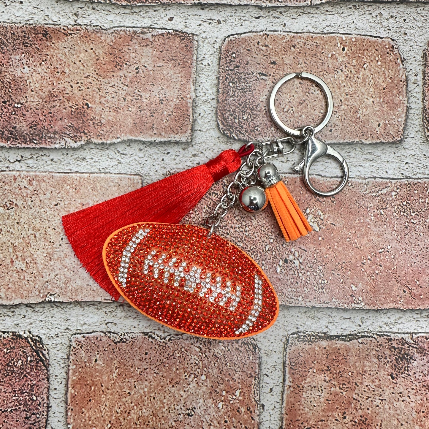 Bling up Football Bag Charm | Erika Williner Designs