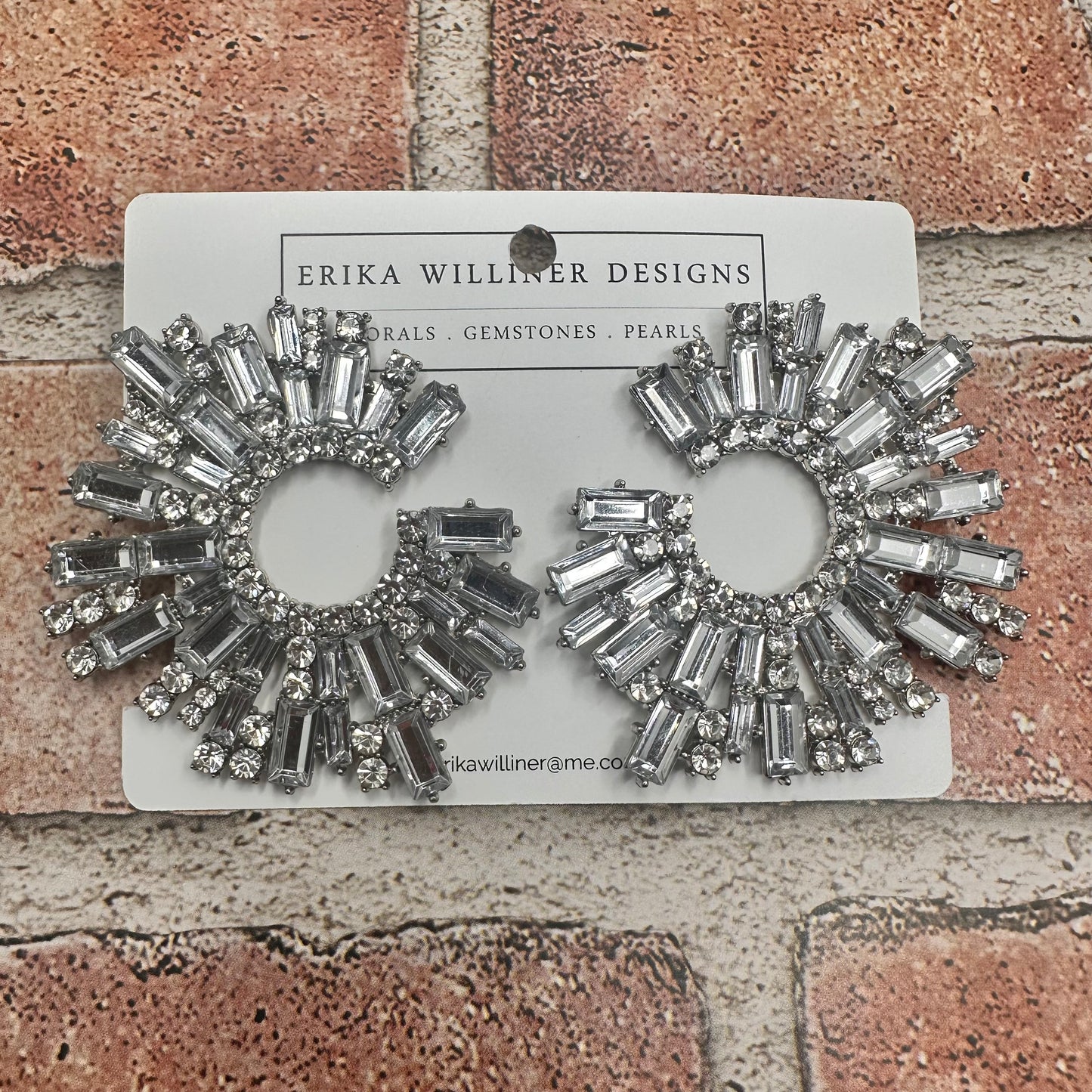 Crystal Statement earrings | Erika Williner Designs