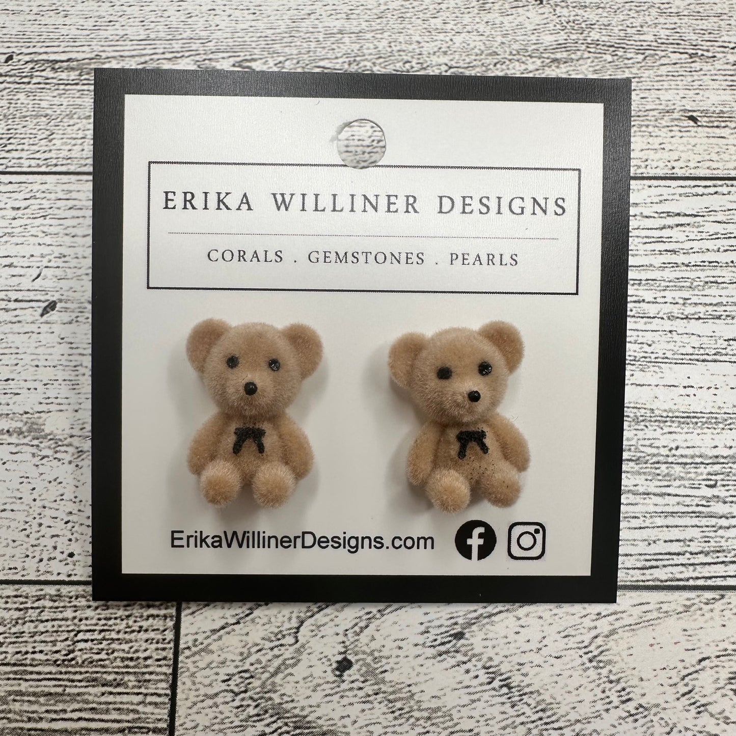 Bunnies and Teddies Earrings | Erika Williner Designs