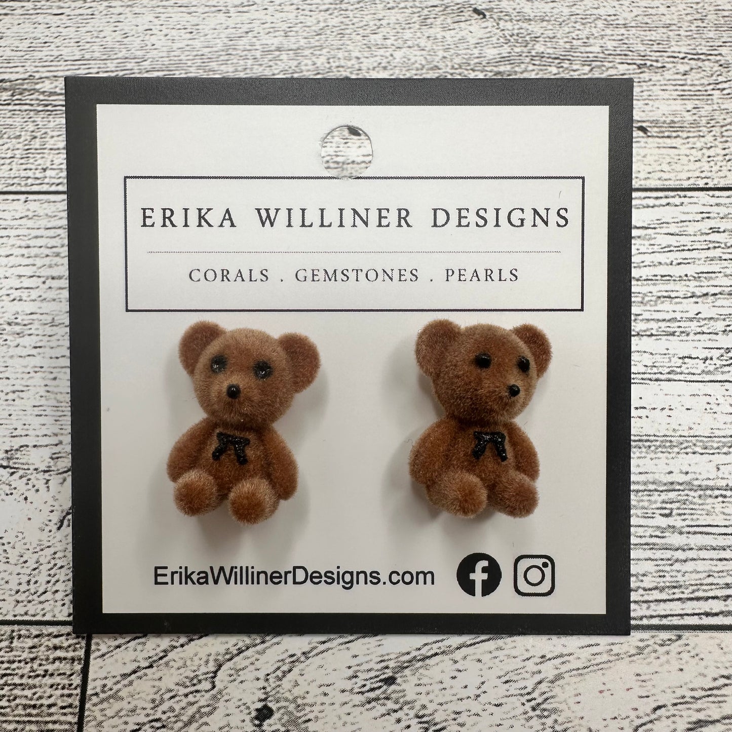 Bunnies and Teddies Earrings | Erika Williner Designs