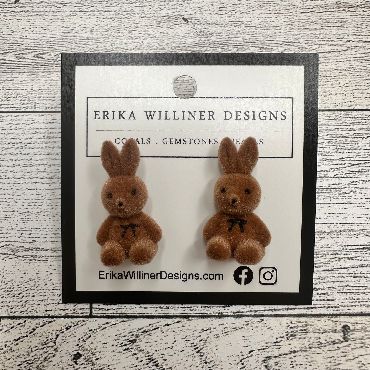 Bunnies and Teddies Earrings | Erika Williner Designs