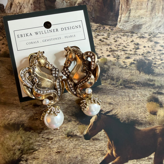 Majestic Horses Earrings | Erika Williner Designs
