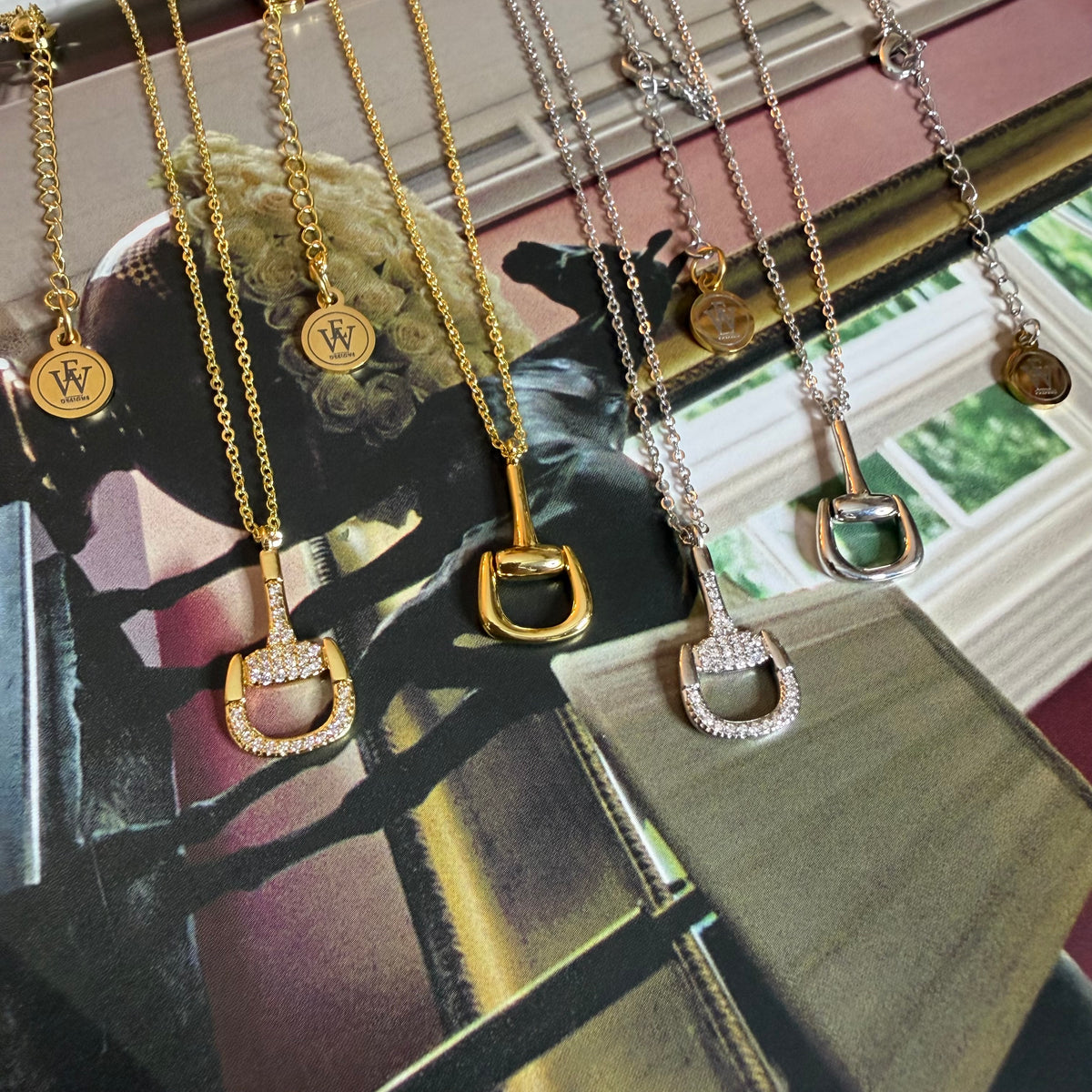 Half Bit dainty Necklace | Erika Williner Designs