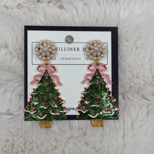 Christmas Tree Earrings | Erika Williner Designs