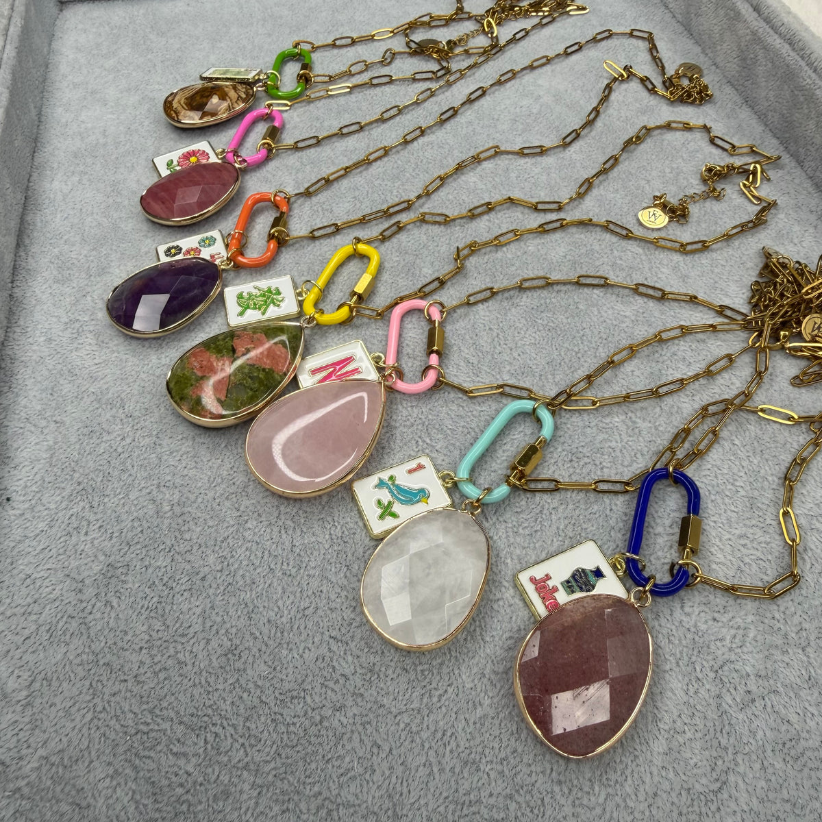 MahJong Charm Necklaces | Erika Williner Designs