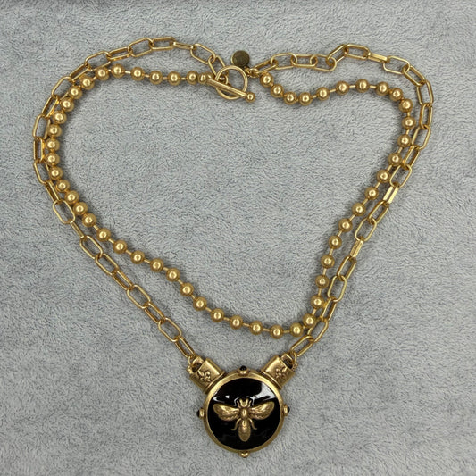 Layered Bee Necklace | Erika Williner Designs