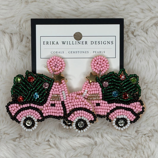 We Got a Tree Beaded Earrings | Erika Williner Designs