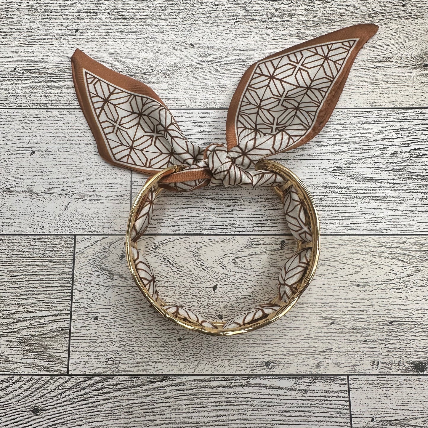 Cuff Bracelet with Scarf | Erika williner Designs