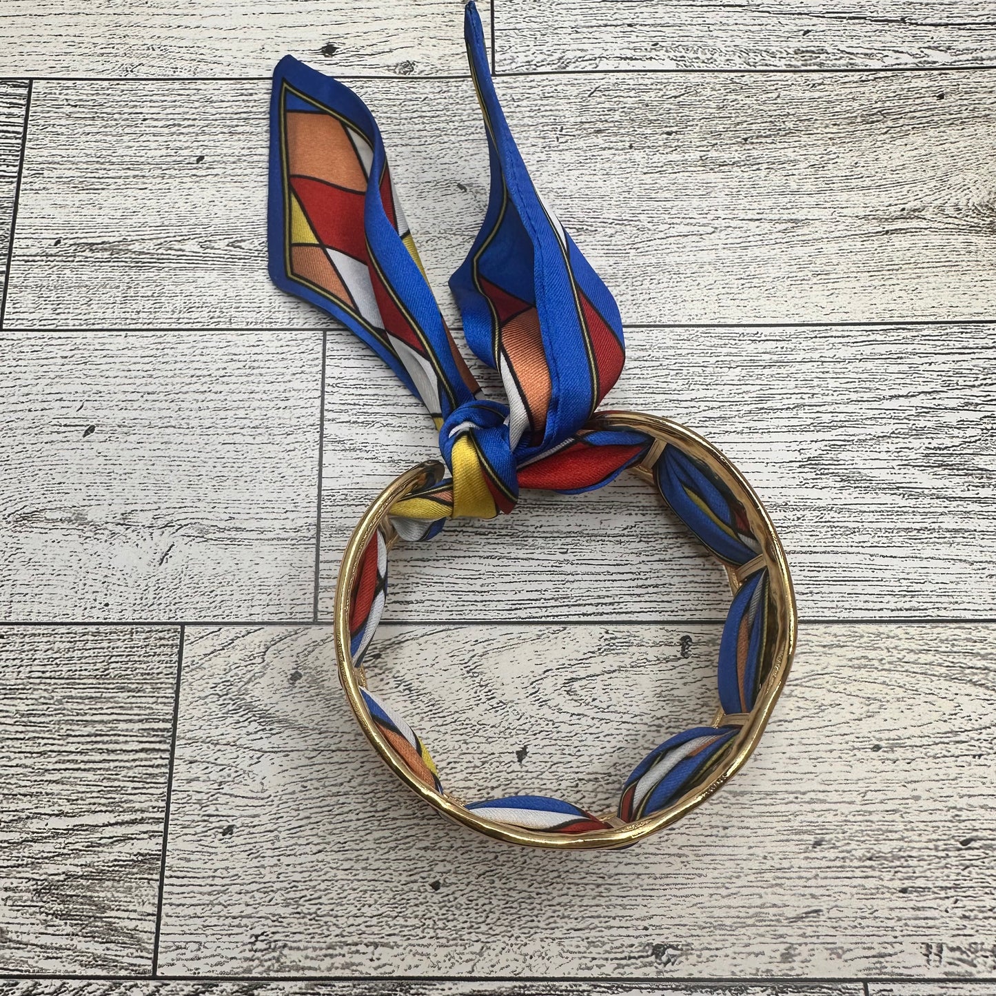 Cuff Bracelet with Scarf | Erika williner Designs