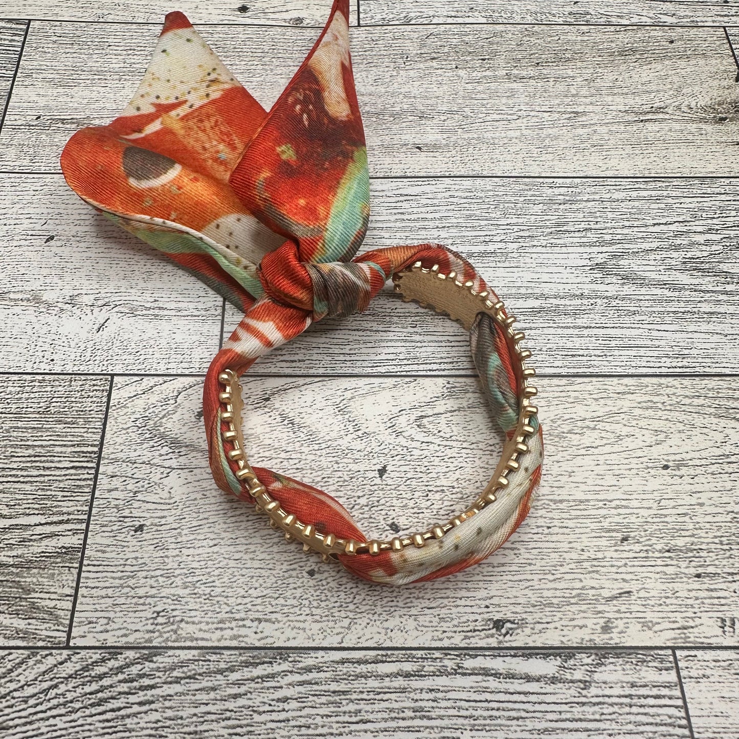 Cuff Bracelet with Scarf | Erika williner Designs