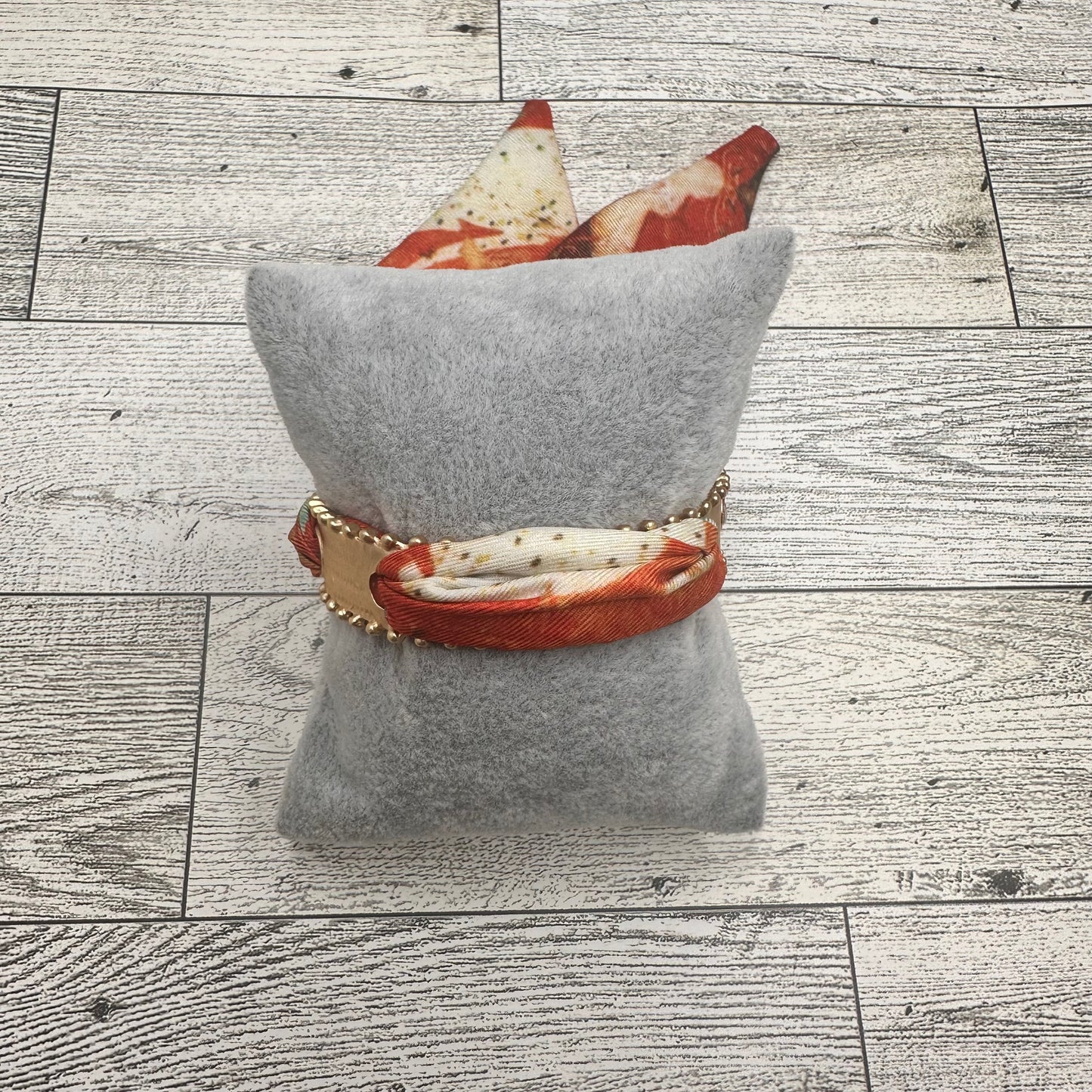 Cuff Bracelet with Scarf | Erika williner Designs