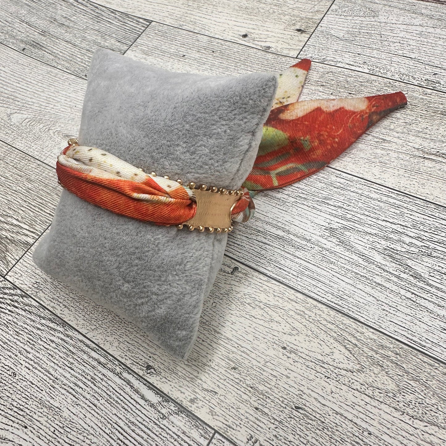 Cuff Bracelet with Scarf | Erika williner Designs